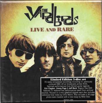 4CD/DVD/Box Set The Yardbirds: Live And Rare LTD