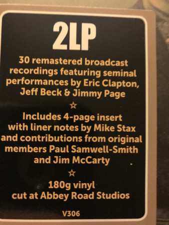 2LP The Yardbirds: Live at the BBC Volume 2