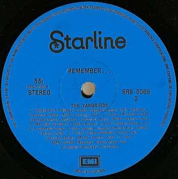 LP The Yardbirds: Remember... The Yardbirds