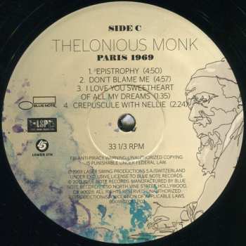 LP Thelonious Monk: Paris 1969