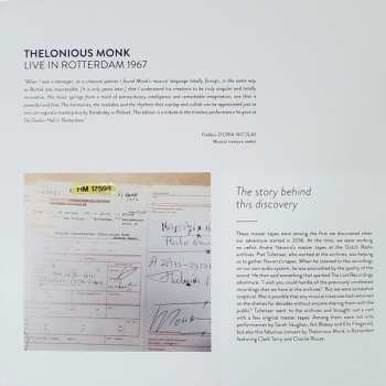 2LP/Box Set Thelonious Monk: Live In Rotterdam 1967 LTD | NUM | CLR