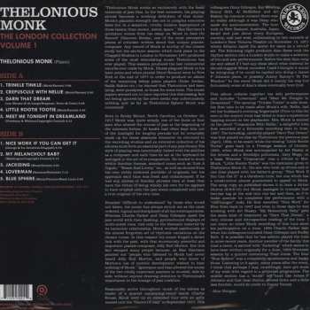 LP Thelonious Monk: The London Collection Volume 1