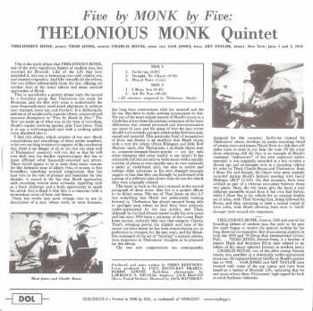 5CD/Box Set Thelonious Monk: Timeless Classic Albums