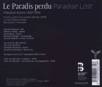 2CD Les Cris de Paris: Le Paradis Perdu