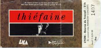 CD Hubert Félix Thiéfaine: Routes 88