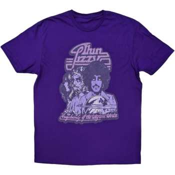 Merch Thin Lizzy: T-Shirt Vagabonds Of The Western World Mono Distressed