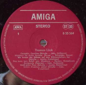 LP Thomas Lück: Thomas Lück