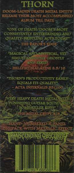 CD Thorn: Nebulous Womb Of Eternity NUM