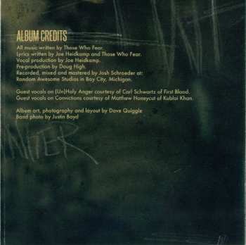 CD Those Who Fear: Unholy Anger
