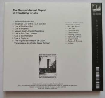 2CD Throbbing Gristle: The Second Annual Report Of Throbbing Gristle