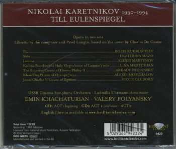 2CD Николай Каретников: Till Eulenspiegel (Opera In Two Acts)