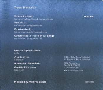 CD Tigran Mansurian: Quasi Parlando