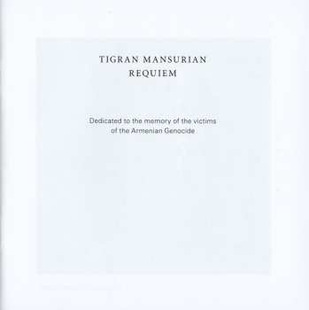 CD Tigran Mansurian: Requiem