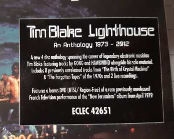3CD/DVD/Box Set Tim Blake: Lighthouse An Anthology 1973 - 2012