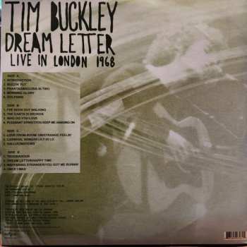 2LP Tim Buckley: Dream Letter: Live In London 1968