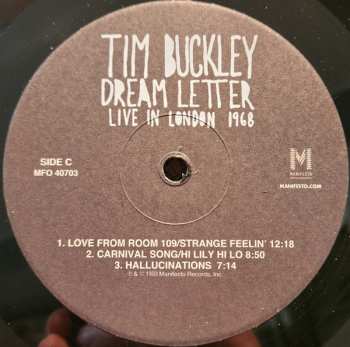 2LP Tim Buckley: Dream Letter: Live In London 1968