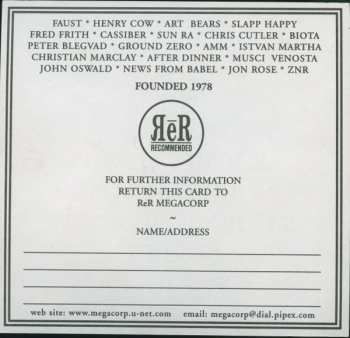 CD Tim Hodgkinson: Sang