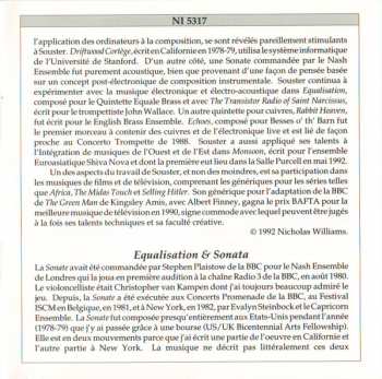 CD The Nash Ensemble: Sonata / Equalisation