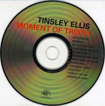 CD Tinsley Ellis: Moment Of Truth