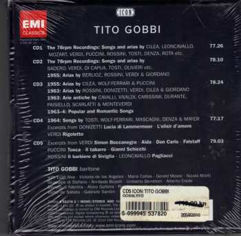 5CD/Box Set Tito Gobbi: Complete Solo Recordings