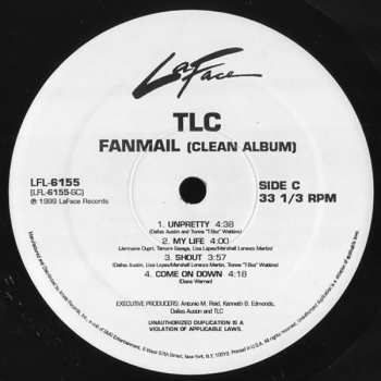 2LP TLC: Fanmail (Clean Album)