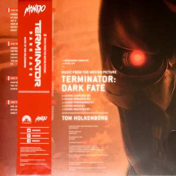 2LP Tom Holkenborg: Terminator: Dark Fate (Music From The Motion Picture) CLR