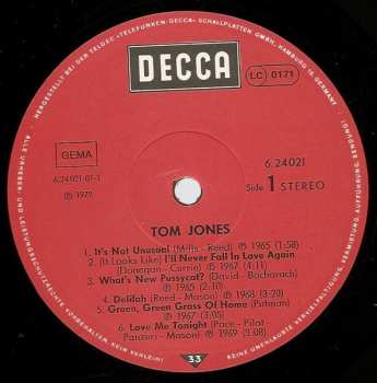 LP Tom Jones: Tom Jones