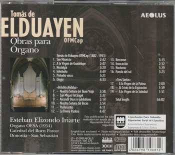 CD Esteban Elizondo Iriarte: Obras Para Organo