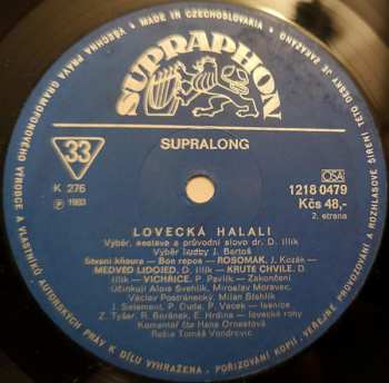 LP Tomáš Vondrovic: Lovecká Halali