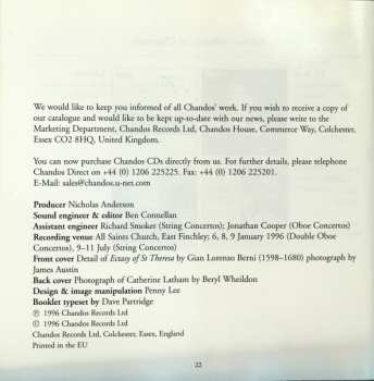 CD Tomaso Albinoni: Double Oboe Concertos & String Concertos - Volume I