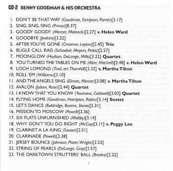 4CD Benny Goodman: Big Band Legends