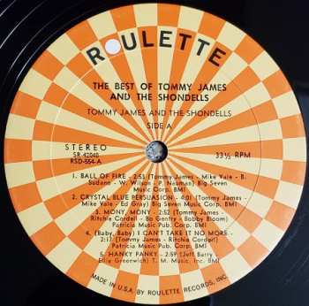 LP Tommy James & The Shondells: The Best Of Tommy James & The Shondells