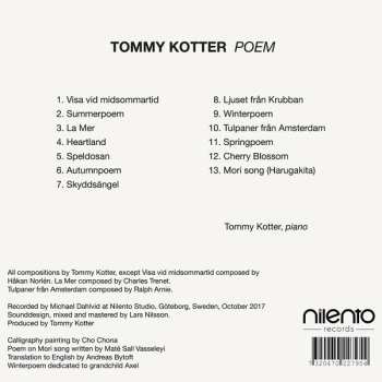 CD Tommy Kotter: Poem