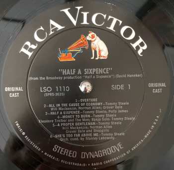 LP Tommy Steele: Half A Sixpence - The Original Broadway Cast Recording