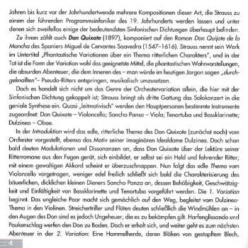 CD Richard Strauss: Don Quixote | Celloromanze | Bläserserenade