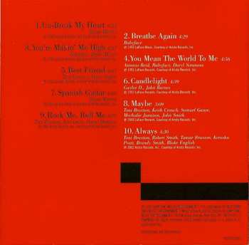 CD Toni Braxton: Breathe Again: Toni Braxton At Her Best