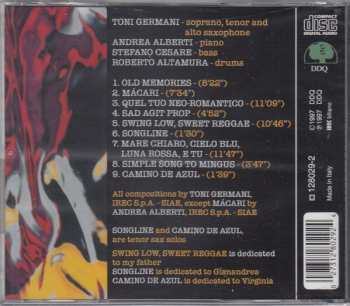 CD Toni Germani Quartet: Songlines