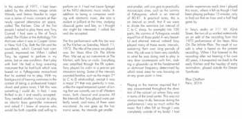 2CD Tony Conrad: Ten Years Alive On The Infinite Plain