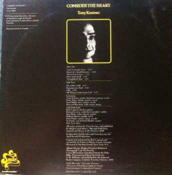 2CD Tony Kosinec: Consider The Heart / Almost Pretty / Passerby