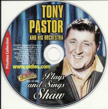 CD Tony Pastor And His Orchestra: Plays And Sings Shaw