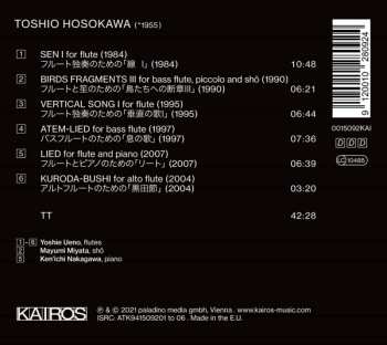 CD Toshio Hosokawa: Works for Flute