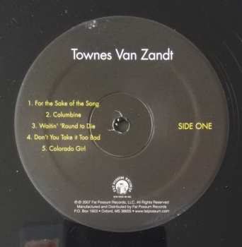 LP Townes Van Zandt: Townes Van Zandt