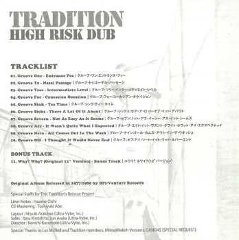 CD Tradition: High Risk Dub +1