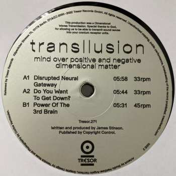 LP Transllusion: Mind Over Positive And Negative Dimensional Matter