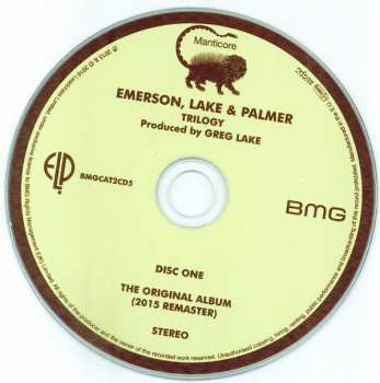 2CD Emerson, Lake & Palmer: Trilogy DLX | DIGI