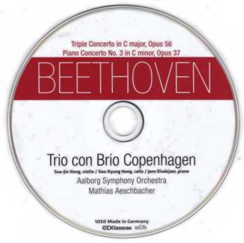 CD Trio con Brio Copenhagen: Beethoven