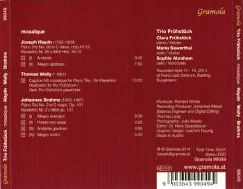 CD Johannes Brahms: Mosaïque