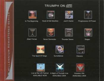 CD Triumph: Stages