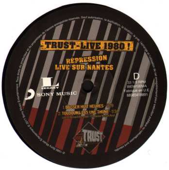 2LP Trust: Live 1980 ! - Répression Live Sur Nantes