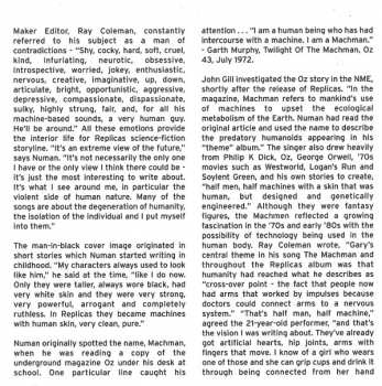 CD Tubeway Army: Replicas